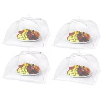 Kit 4 Telas Cobre Alimento Mosquiteiro Tule Protetor Grande
