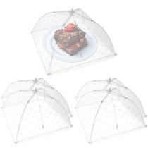 Kit 4 Telas Mosquiteiro Rede Tule Protetor De Alimentos 30cm - Freecom