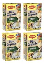 Kit 4 Tempero Meu Segredo 7 Vegetais Maggi 49g Kit 4 Tempero Meu Segredo 7 Vegetais Maggi 49g