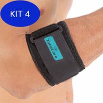 Kit 4 Tennis Elbow Ajustável Para Lesões Tamanho Único - - Take Care