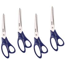 Kit 4 Tesouras 9" Alfaiate Costura Profissional Multifuncional Corte Fácil 24,1cm Fratelli Kit 4 Tesouras 9" Alfaiate Costura Profissional Multifuncional Corte Fácil 24,1cm Fratelli