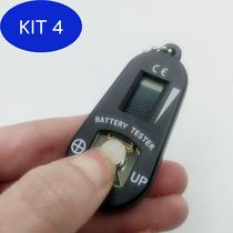 Kit 4 Testador De Pilha Para Aparelho Auditivo