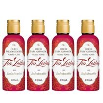Kit 4 Tia Leilah Óleo Para Massagem Ylang-Ylang