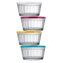 Kit 4 Tigela Americano 600ml c/Tampa Nadir Figueiredo Kit 4 Tigela Americano 600ml c/Tampa Nadir Figueiredo
