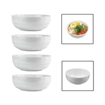 Kit 4 Tigelas Bowl 1150Ml Melamina Cumbuca Sopa Salada Kit 4 Tigelas Bowl 1150Ml Melamina Cumbuca Sopa Salada