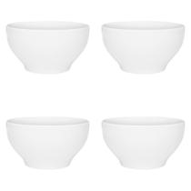 Kit 4 Tigelas Bowls Brancas de Cerâmica Biona Oxford 600ml Kit 4 Tigelas Bowls Brancas de Cerâmica Biona Oxford 600ml