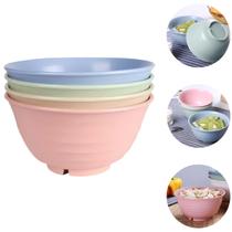 Kit 4 Tigelas Grande Pote Bowl 1,2L em Fibra de Bambu Kit 4 Tigelas Grande Pote Bowl 1,2L em Fibra de Bambu