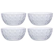 Kit 4 Tigelas Saladeiras De Acrilico Redonda Acqua 4 L 25Cm Kit 4 Tigelas Saladeiras De Acrilico Redonda Acqua 4 L 25Cm
