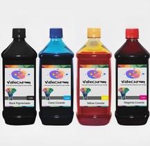 Kit 4 Tinta Compatível HP 92 93 74 75 de 1L BK Pigmentado Kit 4 Tinta Compatível HP 92 93 74 75 de 1L BK Pigmentado