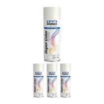 Kit 4 Tinta Spray Uso Geral Branco Brilhante 350ml - Tekbond