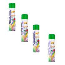 Kit 4 Tinta Spray Verde Bandeira Mundial Prime 400ML