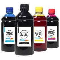 Kit 4 Tintas Cartucho PG145 CL146 CMYK 500ml Aton Kit 4 Tintas Cartucho PG145 CL146 CMYK 500ml Aton