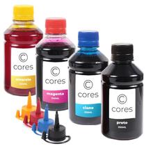 Kit 4 Tintas Compatível Canon G3100 250ml Cores Kit 4 Tintas Compatível Canon G3100 250ml Cores