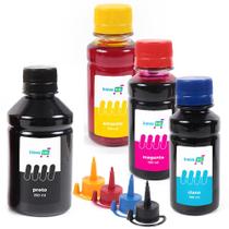 Kit 4 Tintas Compatível Impressora L120 550ml Inova Ink