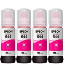Kit 4 Tintas Originais T544 Para L3250 L3110 L3210 L3150 L5190 Magenta
