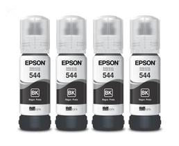 Kit 4 tintas original t544 l3110 3210 3250 preto - L3150