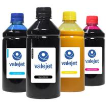 Kit 4 Tintas Sublimáticas para L6161 Bulk Ink CMYK 500ml Valejet