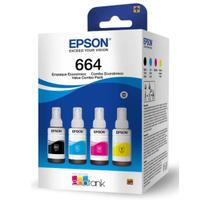 Kit 4 Tintas T664 Para Epson L375 L395 L396 L355 L365