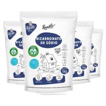 Kit 4 Tio bonato bicarbonato de sódio 100% Puro multiuso 1kg
