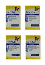 Kit 4 Tira Reagente para Glicose 50 Unidades FreeStyle Optium Kit 4 Tira Reagente para Glicose 50 Unidades FreeStyle Optium