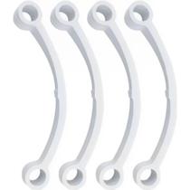 Kit 4 Tirantes Lavadora Brastemp Consul branco 7 a 12 Kg 11cm 326000516