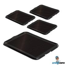 Kit 4 Toaletes Sanitário Ultracompra Pipi Dog Black Kit 4 Toaletes Sanitário Ultracompra Pipi Dog Black