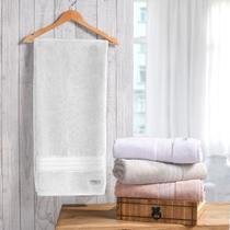 Kit 4 Toalha de Banho 100% Algodão Fio Penteado 500g/m² BRANCO - Tessi Kit 4 Toalha de Banho 100% Algodão Fio Penteado 500g/m² BRANCO - Tessi