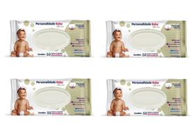 Kit 4 Toalha Umedecida Personalidade 50 Unidades - Eurofral Kit 4 Toalha Umedecida Personalidade 50 Unidades - Eurofral