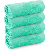 Kit 4 Toalhas Banhao Praia Piscina HotelLufamar Verde