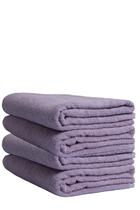 Kit 4 Toalhas Banhão Zerpa I Lilás Lírio I algodão I 180 x 80 cm I 500 GSM