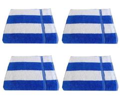 Kit 4 Toalhas Banho Para Praia Piscina - Azul - Lufamar Kit 4 Toalhas Banho Para Praia Piscina - Azul - Lufamar