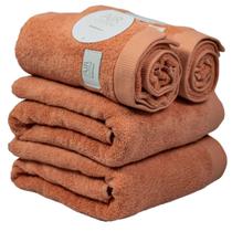 Kit 4 Toalhas Buddemeyer Dual Air Goiaba 2 Banho 2 Rosto
