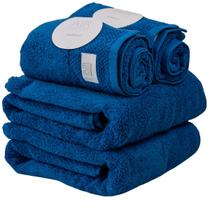 Kit 4 Toalhas Buddemeyer Hannah Intense Air Azul 2 banho e 2 rosto