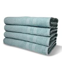 Kit 4 Toalhas De Banho 430g-m² Grande Super Grossa 80x150cm Itália Soft Verde Kit 4 Toalhas De Banho 430g-m² Grande Super Grossa 80x150cm Itália Soft Verde