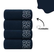 Kit 4 Toalhas de Banho Banhão Unissex Gigante Super Macia 100 Algodão Super Absorção Atoalhada Kit 4 Toalhas de Banho Banhão Unissex Gigante Super Macia 100 Algodão Super Absorção Atoalhada