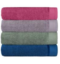 Kit 4 Toalhas De Banho Eleganz Gigante 75x150cm Felpudas LMPeter Kit 4 Toalhas De Banho Eleganz Gigante 75x150cm Felpudas LMPeter