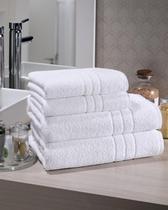 Kit 4 Toalhas de Banho Gigante Hotel Pousada Lufamar 450gr/m² - Dubai Kit 4 Toalhas de Banho Gigante Hotel Pousada Lufamar 450gr/m² - Dubai