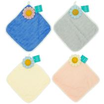 Kit 4 toalhas de bate mão flor 30 cm x 30 cm Kit 4 toalhas de bate mão flor 30 cm x 30 cm