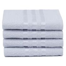 Kit 4 Toalhas de Rosto Para Salão, Barbearia, Manicure e Spa Macia 100% Algodão - 45x70cm