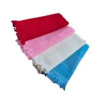 Kit 4 Toalhas Pano Lavabo para Bordado Ponto Cruz Patchwork