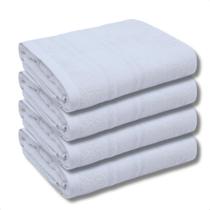 Kit 4 Toalhas Rosto Grande Macio Mêmphis Algodão Fio Egípcio