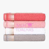 Kit 4 Toalhas Rosto Luxo Macia Berlim 45cm x 70cm Kit 4 Toalhas Rosto Luxo Macia Berlim 45cm x 70cm