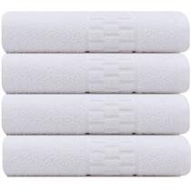 Kit 4 Toalhas Rosto Profissional para Salão de Beleza SPA Hotel Academia 48x80cm Teka - Emcompre