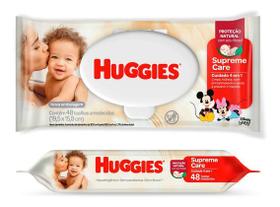 KIT 4 TOALHAS UMEDECIDA SUPREME CARE 48un (Leve 4 Pague 3)