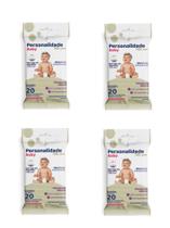 Kit 4 Toalhas Umedecidas Personalidade Baby C20 - Eurofral