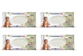 Kit 4 Toalhas Umedecidas Personalidade Baby C50 - Eurofral Kit 4 Toalhas Umedecidas Personalidade Baby C50 - Eurofral