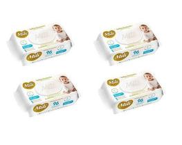 Kit 4 Toalhinha Umedecida Com Tampa Love&Care 96 Unid - Mili Kit 4 Toalhinha Umedecida Com Tampa Love&Care 96 Unid - Mili