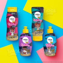 Kit 4 ToDeCachinho Kids Cabelos Ondulados Cacheados Crespos Infantil Shampoo + Condicionador + Creme + Ativador - Salon Line