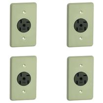 Kit 4 Tomada Embutir Para Telefone Tipo Telebrás Pial 5103 Kit 4 Tomada Embutir Para Telefone Tipo Telebrás Pial 5103