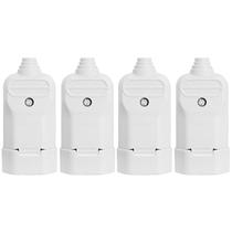 Kit 4 Tomada Fêmea S/ Pino 3p 10a Melhor Qualidade Margirius Kit 4 Tomada Fêmea S/ Pino 3p 10a Melhor Qualidade Margirius